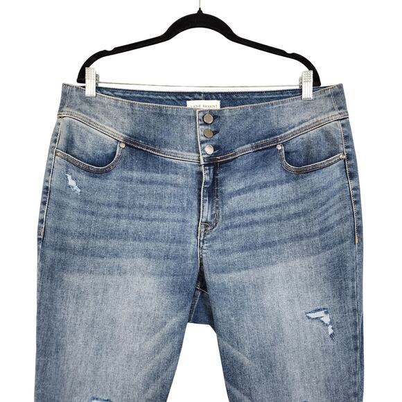 Lane Bryant Womens High Rise Jegging Plus Size 18 Stretch Denim Flex Magic Waist - Picture 2 of 12